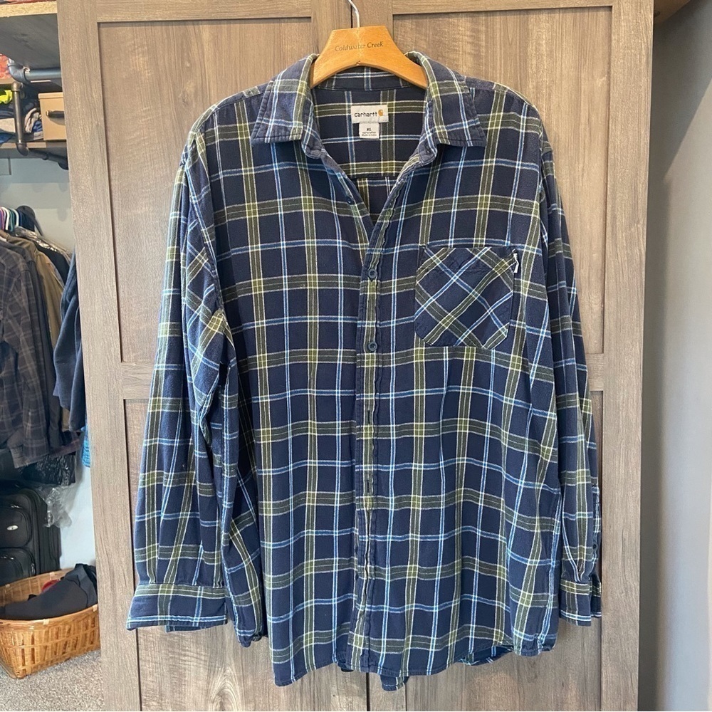 Carhartt Flannel Button Down Shirt XL